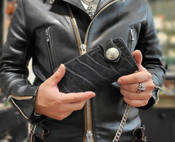 楽天市場】Funnyファニー ライダースウォレットエレファント 象革  