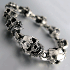 KAGEMARU DESIGNS BRACELET スカル シルバー925 楽天市場】【KAGEMARU DESIGNS カゲマルデザイン】スカル