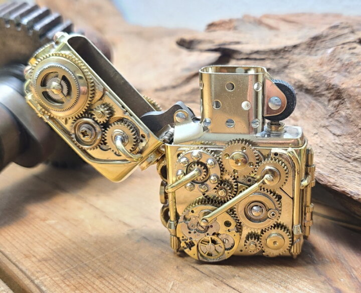 楽天市場】希少 ZIPPO ジッポ スチームパンク歯車デザイン ギア 