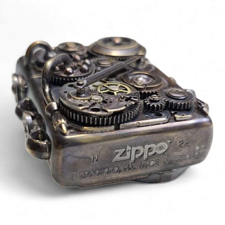 楽天市場】希少 ZIPPO ジッポ アンティーク仕上げ スチームパンク歯車 