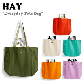 ヘイ トートバッグ HAY メンズ レディース Everyday Tote Bag エブリデイ トート バッグ OLIVE オリーブ RED レッド NATURAL ナチュラル AQUA アクア MANGO マンゴー COLL PINK クールピンク AB386-A682/A751/A865/A938/B629/B630 バッグ