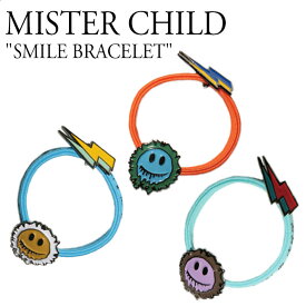 ミスターチャイルド ブレスレット MISTER CHILD メンズ レディース SMILE BRACELET スマイル ブレスレット YELLOW イエロー PINK ピンク BLUE ブルー 韓国アクセサリー smlbrt ACC