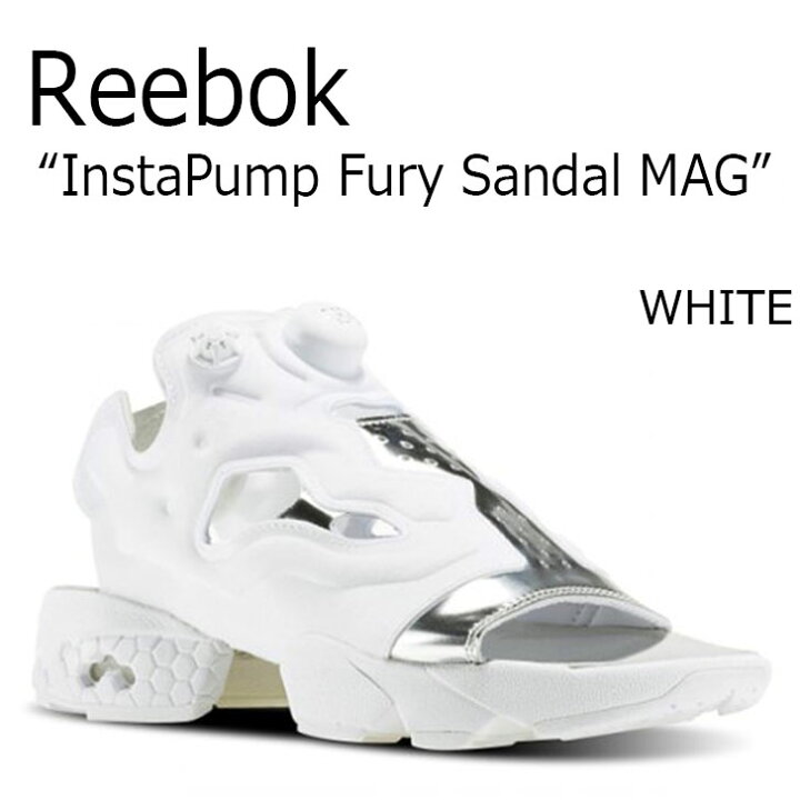 楽天市場 リーボック サンダル Reebok メンズ レディース Insta Pump Fury Sandal Mag インスタ ポンプ フューリー White ホワイト 3186 シューズ Drescco ドレスコ