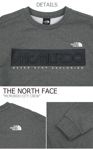 ノースフェイススウェットTHENORTHFACEメンズレディースMCMURDOCITYCREWマクマードシティクルートレーナーNM5MJ00A/B/Cウェア【中古】未使用品