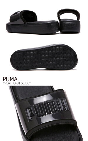 プーマスリッパPUMAメンズレディースPLATFORMSLIDEプラットフォームスライドBLACKPURPLEブラックパープルFLPU9S1W27FLPU9S1W28シューズ【中古】未使用品
