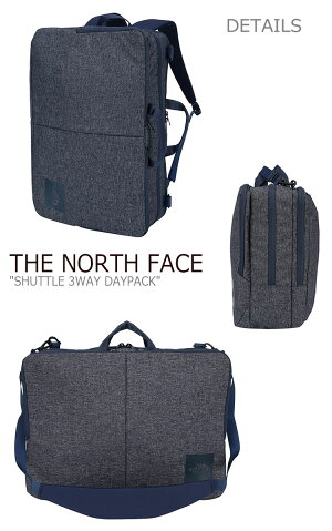ノースフェイスバックパックTHENORTHFACEメンズレディースSHUTTLE3WAYDAYPACKシャトル3ウェイデイパックビジネスバッグNAVYBLACKネイビーブラックNM2DJ30A/Bバッグ【中古】未使用品