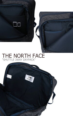 ノースフェイスバックパックTHENORTHFACEメンズレディースSHUTTLE3WAYDAYPACKシャトル3ウェイデイパックビジネスバッグNAVYBLACKネイビーブラックNM2DJ30A/Bバッグ【中古】未使用品