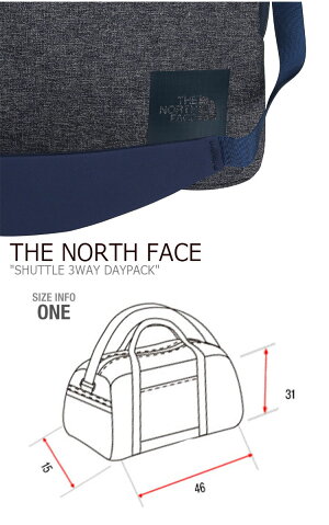 ノースフェイスバックパックTHENORTHFACEメンズレディースSHUTTLE3WAYDAYPACKシャトル3ウェイデイパックビジネスバッグNAVYBLACKネイビーブラックNM2DJ30A/Bバッグ【中古】未使用品