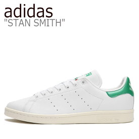 アディダス スタンスミス スニーカー adidas メンズ レディース STAN SMITH スタン スミス WHITE ホワイト GREEN グリーン EH1735 シューズ 【中古】未使用品