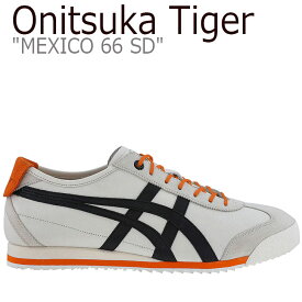 オニツカタイガー メキシコ66 スニーカー Onitsuka Tiger MEXICO 66 SD メキシコ 66 SD CREAM クリーム BLACK 1183B301-100 シューズ