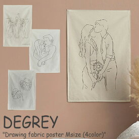 ディグレイ タペストリー DEGREY ドローイング ファブリックポスターM Drawing fabric Poster Mサイズ 4種類 韓国雑貨 おしゃれ ACC