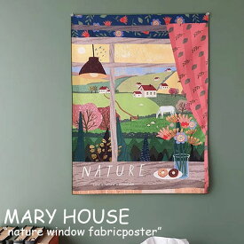 マリーハウス タペストリー MARY HOUSE nature window fabricposter ネイチャー ウィンドウ ファブリックポスター 韓国雑貨 ACC