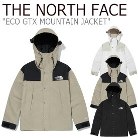 ノースフェイス マウンテンジャケット THE NORTH FACE メンズ レディース ECO GTX MOUNTAIN JACKET エコ ゴアテックス マウンテン ジャケット CREAM BEIGE クリーム ベージュ BLACK ブラック OFF WHITE オフ ホワイト NJ2GM00A/B/C ウェア 【中古】未使用品