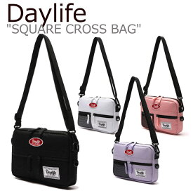 デイライフ クロスバッグ Daylife 正規販売店 メンズ レディース SQUERE CROSS BAG スクエア クロス バッグ BLACK ブラック WHITE ホワイト PURPLE パープル PINK ピンク SQC19-1/2/3/4 バッグ