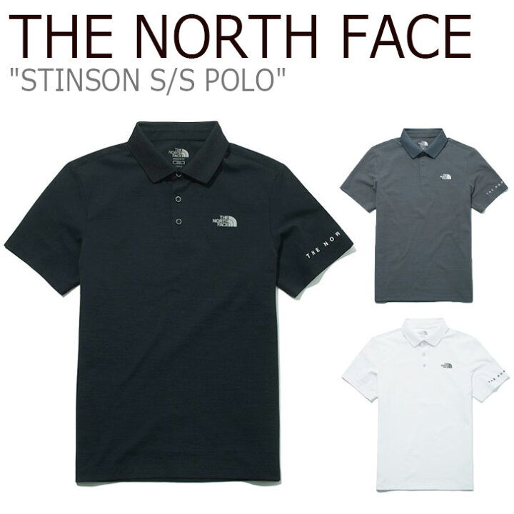 楽天市場 ノースフェイス ポロシャツ The North Face メンズ レディース Stinson S S Polo スティンソン ポロ 半袖 Black ブラック Gray グレー White ホワイト Nt7pm03j K L ウェア 中古 未使用品 1week ワンウィーク