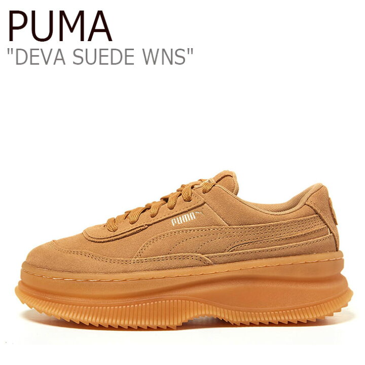 楽天市場 プーマ スニーカー Puma レディース Deva Suede Wns デヴァ スエード ウイメンズ Oatmeal オートミール Gold ゴールド シューズ 中古 未使用品 Drescco ドレスコ