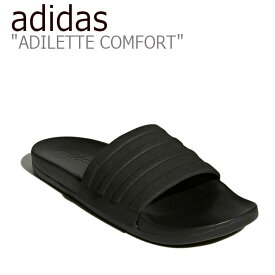 アディダス スリッパ adidas メンズ レディース ADILETTE COMFORT アディレッタ コンフォート BLACK ブラック S82137 シューズ【中古】未使用品