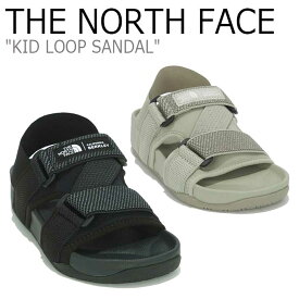 ノースフェイス サンダル THE NORTH FACE 男の子 女の子 KID LOOP SANDAL キッズ ループ サンダル BLACKブラック BEIGE ベージュ NS96M06A/B シューズ 【中古】未使用品