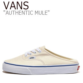 バンズ スニーカー VANS レディース メンズ AUTHENTIC MULE オーセンティック ミュール BEIGE ベージュ VN0A54F7JTT シューズ 【中古】未使用品