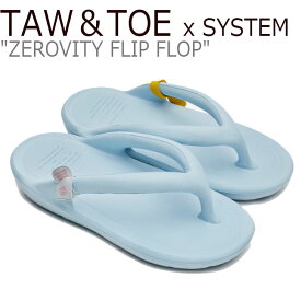 トー＆トー サンダル TAW＆TOE X SYSTEM レディース ZEROVITY FLIP FLOP ゼロビティ フリップ フロップ BLUE ブルー SYSTEM-BLUE シューズ