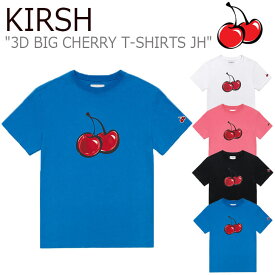 キルシー Tシャツ KIRSH 正規販売店 3D BIG CHERRY T-SHIRTS JH 3D ビッグ チェリー Tシャツ BLACK ブラック BLUE ブルー PINK ピンク WHITE ホワイト JHKT01 ウェア