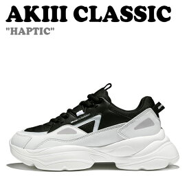アキ クラシック スニーカー AKIII CLASSIC メンズ レディース HAPTIC ハプティック BLACK ブラック WHITE ホワイト AKAJAUW06120 シューズ