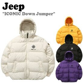 【即納カラー有/国内配送】ジープ ダウン Jeep メンズ レディース ICONIC Down Jumper アイコニック ダウンジャンパー BEIGE ベージュ YELLOW イエロー PURPLE パープル BLACK ブラック JM4JPU491YE/LE/LP/BK ウェア