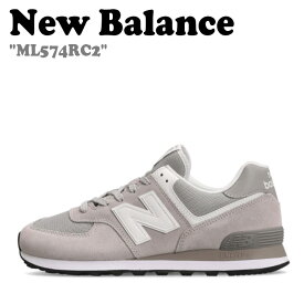 ニューバランス 574 スニーカー New Balance メンズ レディース ML 574 RC2 GRAY グレー WHITE ホワイト ML574RC2 NBPDBF013G シューズ 【中古】未使用品