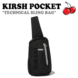 キルシーポケット ボディバッグ KIRSH POCKET 正規販売店 TECHNICAL SLING BAG テクニカル スリングバッグ BLACK ブラック FKQRABA701M バッグ