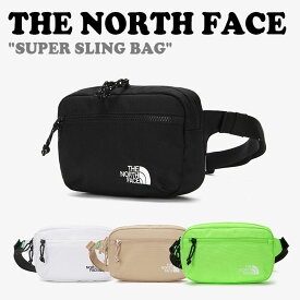 ノースフェイス クロスバッグ THE NORTH FACE メンズ レディース SUPER SLING BAG スーパー スリング バック BLACK ブラック WHITE ホワイト BEIGE ベージュ PISTACHIO GREEN ピスタチオグリーン NN2PN07J/K/L/M バッグ 【中古】未使用品