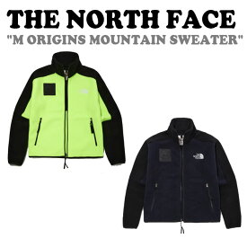 ノースフェイス ジャケット THE NORTH FACE メンズ M ORIGINS MOUNTAIN SWEATER M オリジナル マウンテン セーター NEON GREEN ネオングリーン INK インク NJ4FN03A/B ウェア 【中古】未使用品