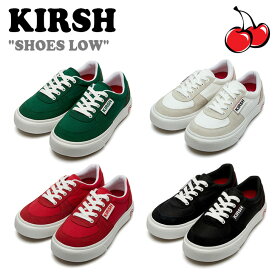 キルシー スニーカー KIRSH 正規販売店 SHOES LOW シューズ ロー BLACK ブラック RED レッド WHITE ホワイト GREEN グリーン FKQRASA700M シューズ