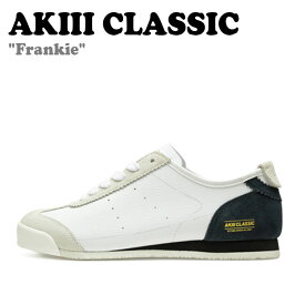 アキクラシック スニーカー AKIII CLASSIC メンズ レディース Frankie フランキー WHITE GRAY ホワイトグレー AKAKFUS07121 シューズ