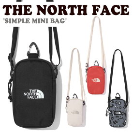 ノースフェイス クロスバッグ THE NORTH FACE メンズ レディース SIMPLE MINI BAG シンプル ミニバッグ CREAM クリーム BLACK ブラック CORAL コーラル CHARCOAL チャコール NN2PN52J/K/L/M バッグ 【中古】未使用品