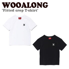 ウアロン 半袖Tシャツ WOOALONG レディース FITTED CROP T-SHIRT フィッティド クロップ Tシャツ BLACK ブラック WHITE ホワイト WE2DHT362WH/BK ウェア