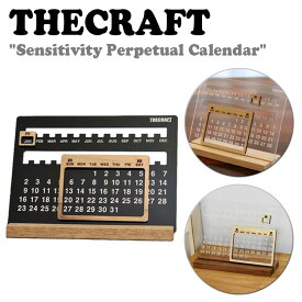 デコラティブ 卓上カレンダー THECRAFT インテリア雑貨 Sensitivity Perpetual Calendar センシティビティー パーペチュアル カレンダー BLACK MERBAU ブラックメルバウ DOUGLAS FIR ダグラスファー MERBAU メルバウ 3737307/4218171 ACC