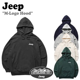 ジープ パーカ Jeep メンズ レディース M-Logo Hood マウンテン ロゴ フーディー BLACK ブラック NAVY ネイビー GREY グレー IVORY アイボリー GREEN グリーン JN5THU031BK/NA/MG/IV/GN ウェア