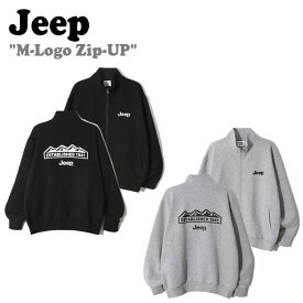 ジープ アウター Jeep メンズ レディース M-Logo Zip-UP マウンテン ロゴ ジップアップ BLACK ブラック GREY グレー JN5TZU838BK/MG ウェア
