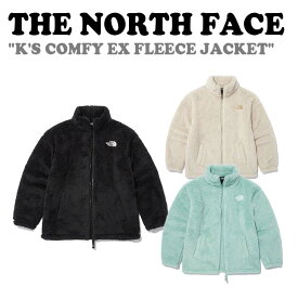 ノースフェイス フリース THE NORTH FACE 男の子 女の子 K'S COMFY EX FLEECE JACKET キッズ コンフィーEX フリースジャケット BLACK ブラック LIGHT_BEIGE ライト ベージュ MINT_LEAF ミント リーフ NJ4FN60S/T/U ウェア 【中古】未使用品