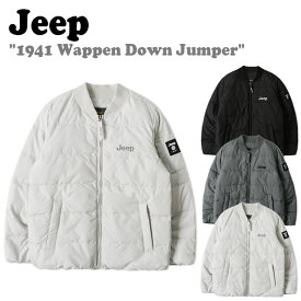 ジープ ダウン Jeep メンズ レディース 1941 Wappen Down Jumper ワッペン ダウン ジャンパー BLACK ブラック KHAKI カーキ IVORY アイボリー JN4NPU492BK/KH/IV ウェア