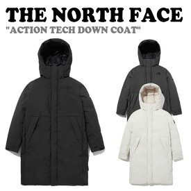 ノースフェイス ダウン THE NORTH FACE メンズ レディース ACTION TECH DOWN COAT アクション テック ダウンコート BLACK ブラック WHITE SAND ホワイトサンド CHARCOAL GREY チャコールグレー NC1DN50J/K/L ウェア 【中古】未使用品