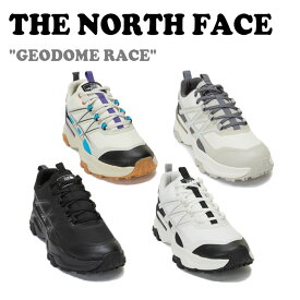 ノースフェイス スニーカー THE NORTH FACE メンズ レディース GEODOME RACE ジオドーム レース BLUE ブルー BEIGE ベージュ BLACK ブラック OFF WHITE オフホワイト NS97N63J/K/L/M シューズ 【中古】未使用品