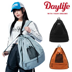 デイライフ リュック DAYLIFE 正規販売店 メンズ レディース LAYER STRING BACKPACK レイヤー ストリング バックパック BLACK ブラック GRAY グレー ORANGE オレンジ 5002088872/3/4 バッグ