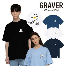 グレーバー Tシャツ GRAVER 正規販売店 FLOWER BOARD SHORT SLEEVE TEE 全5色 G(W)-TS(22)-9-BK/NY/WE/BS/SB 半袖 ウェア