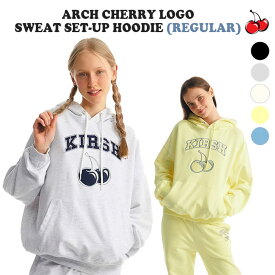 キルシー パーカ KIRSH 正規販売店 ARCH CHERRY LOGO SWEAT SET-UP HOODIE(REGULAR) アーチ チェリー ロゴ スウェット セット アップ フーディー レギュラー 全5色 KKRSCTH507E ウェア