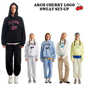 キルシー セットアップ KIRSH 正規販売店 ARCH CHERRY LOGO SWEAT SET-UP アーチ チェリー ロゴ スウェット セット アップ GRAY グレー BLACK ブラック IVORY アイボリー SKY スカイ LEMON レモン KKRSCTH507E ウェア