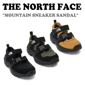 ノースフェイス サンダル THE NORTH FACE メンズ レディース MOUNTAIN SNEAKER SANDAL マウンテン スニーカーサンダル BLACK ブラック KHAKI カーキ MUSTARD マスタード NS98P12J/K/L シューズ 【中古】未使用品