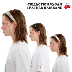 キルシー ヘアバンド KIRSH 正規販売店 COLLECTION VEGAN LEATHER HAIRBAND コレクション ビーガン レザー ヘア バンド MINT ミント BLACK ブラック IVORY アイボリー KCRMAAC540M ACC