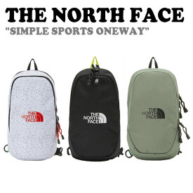 ノースフェイス ボディバッグ THE NORTH FACE メンズ レディース SIMPLE SPORTS ONEWAY シンプル スポーツ ワンウェイ BLACK ブラック KHAKI カーキ ICE GRAY アイス グレー NN2PN61A/B/C バッグ 【中古】未使用品