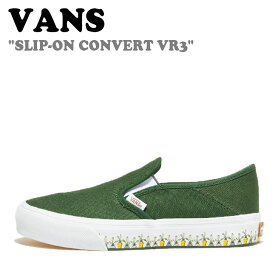 バンズ スニーカー VANS メンズ レディース SLIP-ON CONVERT VR3 スリッポン コンバート GROWTH GARDEN GREEN グロース ガーデン グリーン VN0009PXGRN シューズ 【中古】未使用品